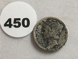 1929-S  Mercury Dime