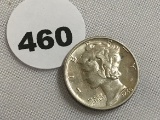 1940-D  Mercury Dime GEM/BU