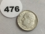 1964-D/D Roosevelt Dime ERROR