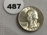 1959 Washington Quarter GEM/BU