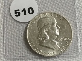 1960-D Franklin Half dollar UNC