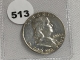 1963-D Franklin Half dollar Polished