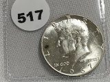 1967 Kennedy Half BU