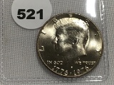 1976-D Kennedy Half GEM, Fresh from BU roll