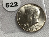 1976-D Kennedy Half GEM, Fresh from BU roll
