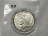 1928-S Peace Dollar, UNC