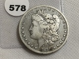 1890-O Morgan Dollar VG