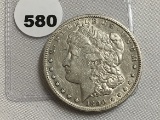 1890-CC MorganDollar AU