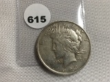 1923 Peace Dollar EF