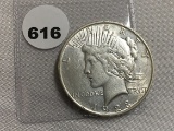 1923-D Peace Dollar EF