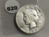 1924-S Peace Dollar VG