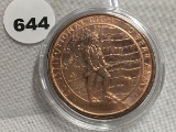 2nd Amendment 1oz Copper Round