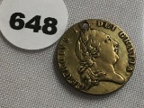 1791 George III Spade Gaming Token