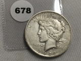 1922-D Peace Dollar VG