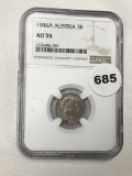1846-A Austria 3K, NGC AU55