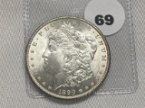 1890 Morgan Dollar, UNC-60