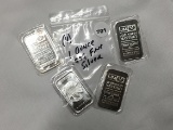 (4) 1 oz. .999 Fine Silver Bars
