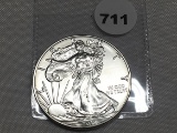2019 Silver Eagle Dollar, BU