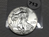2019 Silver Eagle Dollar, BU