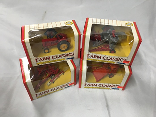 Lot of 4, Ertl 1/43 Scale, Farm Classics