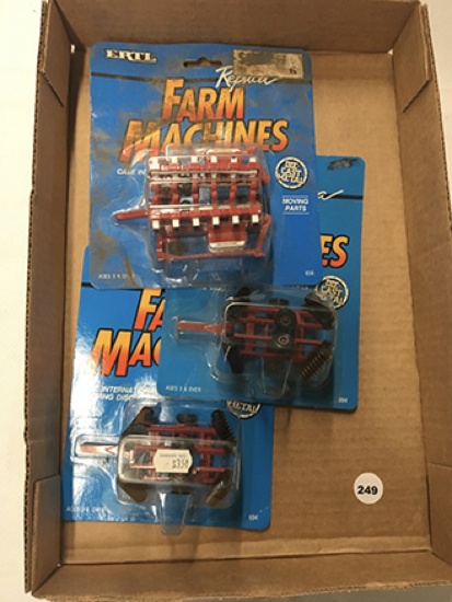 Lot of 3, Ertl 1/64 Scale, Case International
