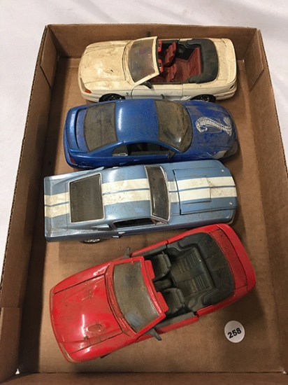 Lot of 4, 1/24 Scale, Cars