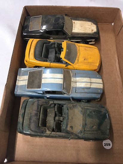 Lot of 4, 1/24 Scale, Cars