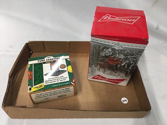 2017 Budweiser Stein & Epic Turf Coasters