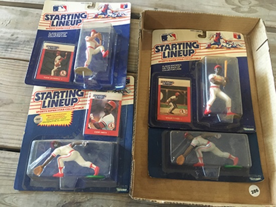Lot of 4 Starting Line Up STL Cardinals