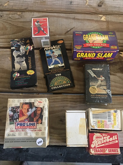 Lot of Baseball Cards & NFL (UNOPENED) Cards