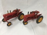 Lot of 2, Ertl 1/16 Scale, (2) Massey Harris 44 Tractors