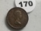 1955 Canada Cent with shoulder fold