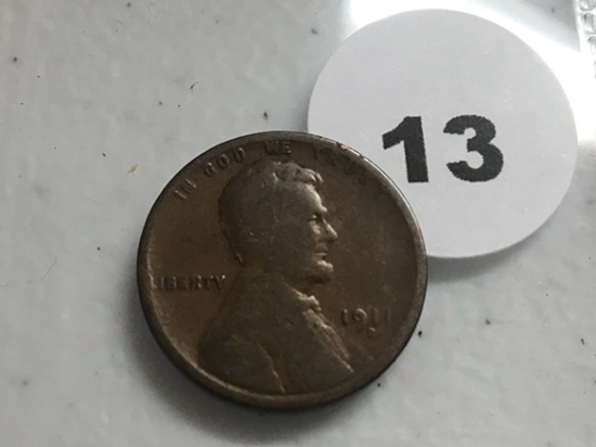 1911-D Lincoln Cent G-4