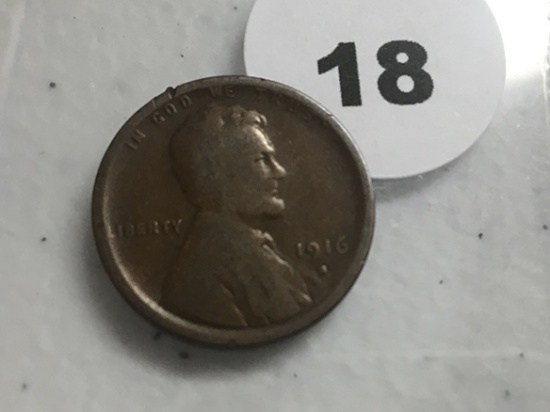 1916-S Lincoln Cent G-4