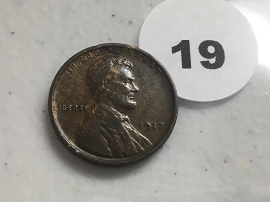 1917 Lincoln Cent EF