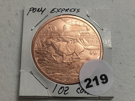 Pony Express 1 oz Copper