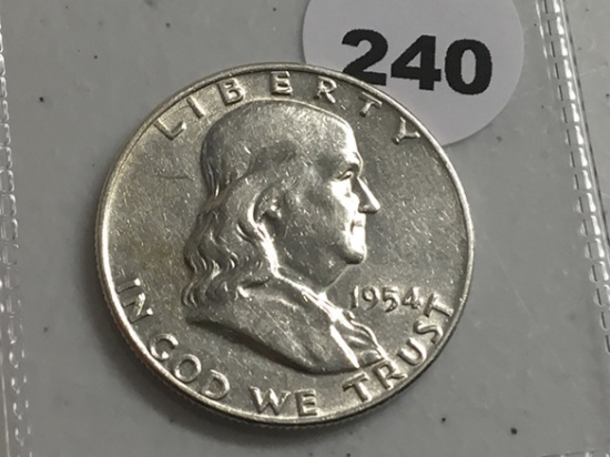 1954-D Franklin Half UNC
