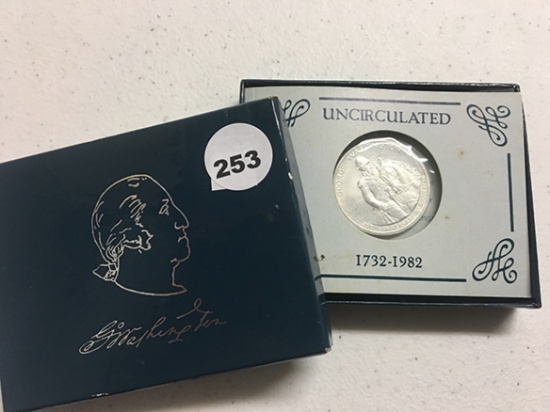 1982 George Washington Silver Comm Uncirculated Half Dollar