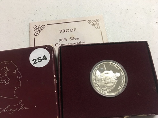 1982 George WashingtonSilver Comm Proof Half Dollar