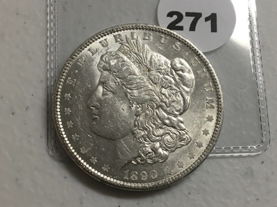 1890 Morgan Dollar UNC DMPL