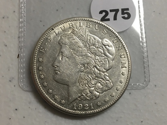 1921 Morgan Dollar AU