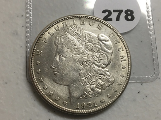 1921-S Morgan Dollar AU