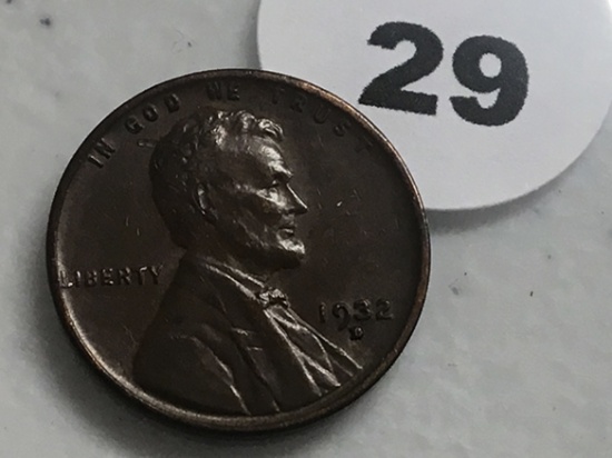 1932-D Lincoln cent F