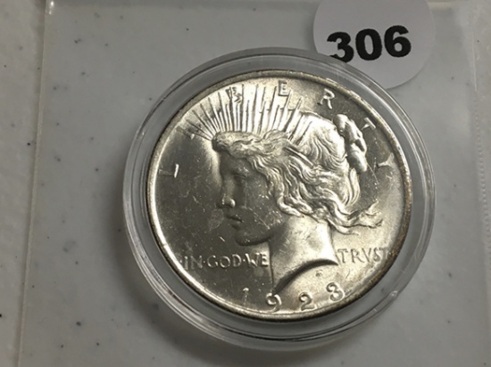 1923 Peace Dollar, BU