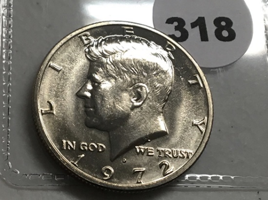 1972-D Kennedy Half, UNC