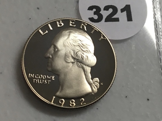 1982-S Washington Quarter Proof
