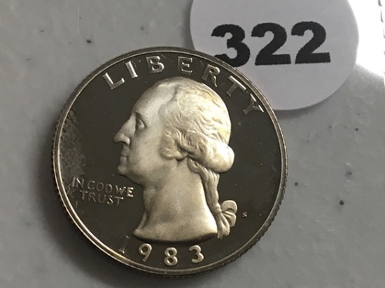 1983-S Washington Quarter Proof