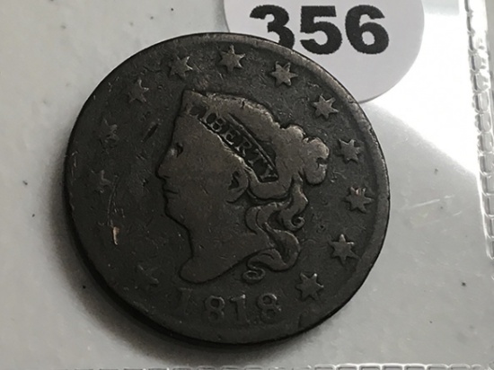 1818 Large Cent