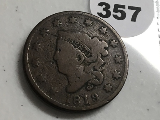 1819 Large Cent