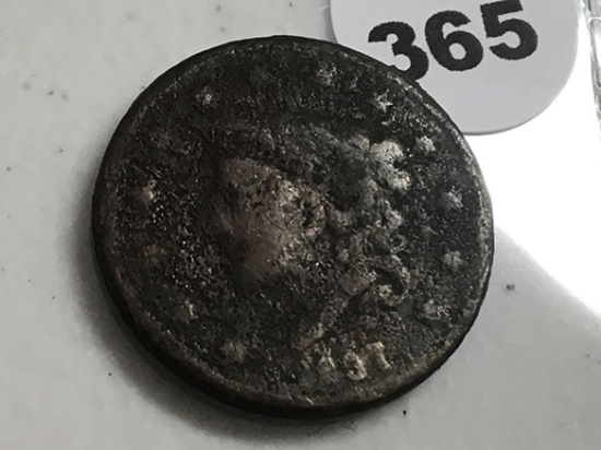 1837 Large Cent